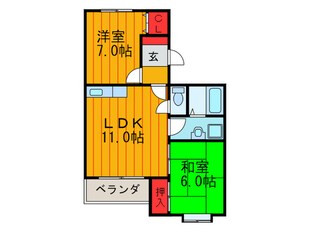 リヴェール・シャトーの物件間取画像